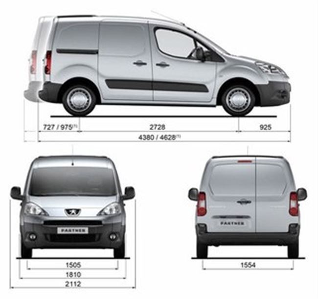 Peugeot Partner 1 поколение Минивэн технические характеристики